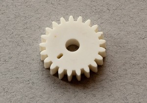 Precision-molded ceramic gear